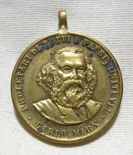 Medaglia carlo marx proletari - marx,