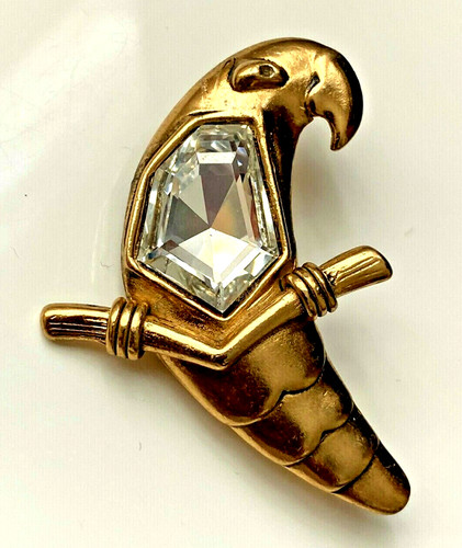 Broche art déco - déco, perroquet