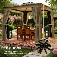 Wooden gazebo - wooden,