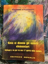 Quaderni Flensburg Cosa Dicono Gli Esseri Elementari Novalis 2004