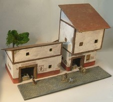 diorama scenery 1:72 ROMAN HOUSES  (Pompeii style) - CASE ROMANE per soldatini