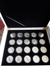 COLLEZIONE AL COMPLETO 36 KOOKABURRA DA 1 OZ AG  1990/2025  FDC/ F.S+COFANETTO. 
