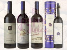 TENUTA SAN GUIDO BOX 6BT VINO ROSSO SASSICAIA, GUIDALBERTO, LE DIFESE, GRAPPA