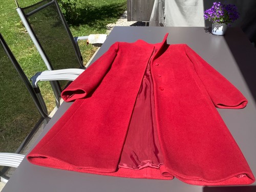 Cappotto cashmere rosso - cappotto,