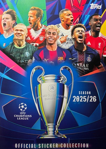 Adesivo topps champions - champions, league