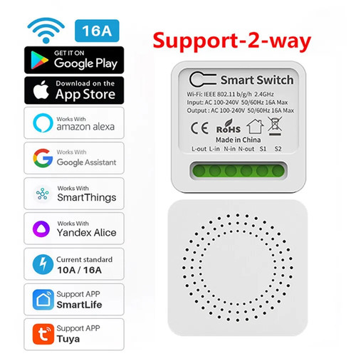 Mini interruttore wifi tuya - wifi,