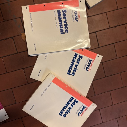 Manuale officina daihatsu yrv - manuale,