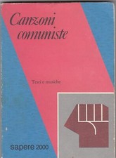 Canzoni comuniste. Testi e