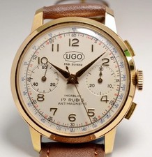 FAB. SUISSE UGO LANDERON 48 1960 NOS vintage watch 37mm