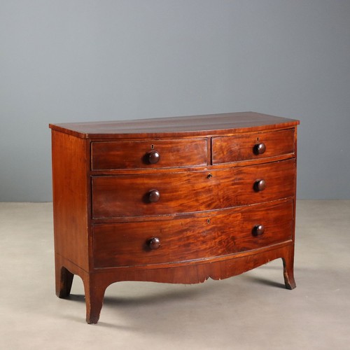 Cassettone antico mogano - cassettone, 4