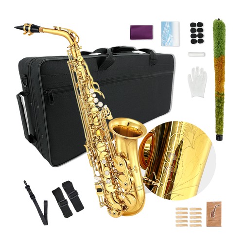 Sassofono contralto dorato - , eb