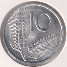 10 LIRE  SPIGA REPUBBLICA