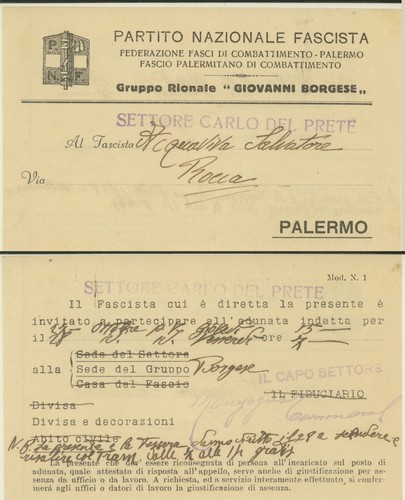 Palermo partito nazionale - palermo, -partito