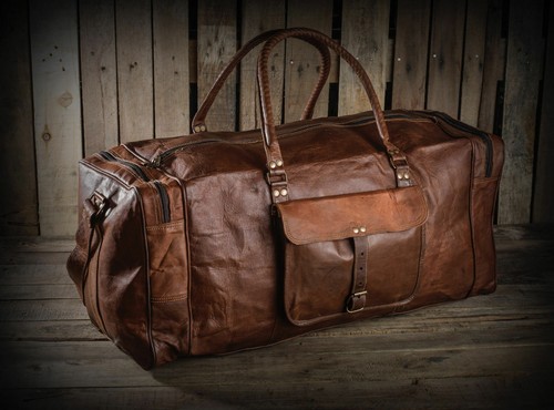 Pelle borsa valigia - pelle, di