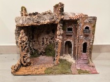 Presepe Artigianale capanna casetta L55XP32XH40 fatta a mano 