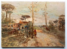 Olio su tela a spatola –