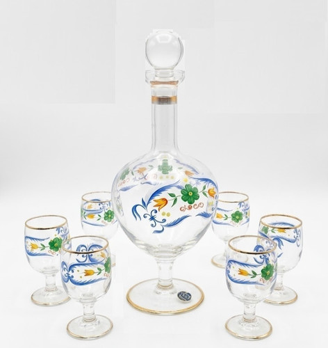 Servizio liquore 7pz decanter - 7pz,