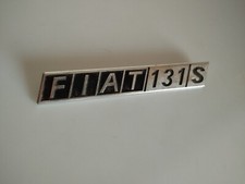 sigla scritta in metallo  FIAT