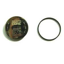Copribatteria inferiore in acciaio inox per orologio Suunto Core + anello in gomma