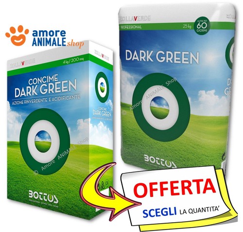 Bottos dark green - green, →