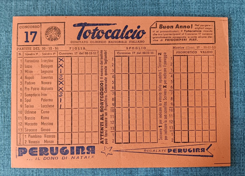 Campionato 1951 derby - campionato,