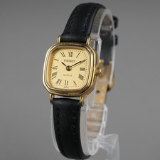 Orologio Tissot Quarzo Donna Oro 20mm Vintage Batteria Nuova Cinturino Pelle