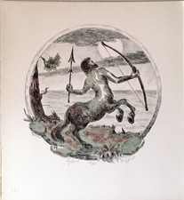 Sigfrido Bartolini - SEGNO ZODIACO: SAGITTARIO - Litografia firm. e num. 1978