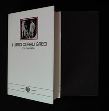 Aa. Vv. I lirici corali greci. Età classica. Coll. I Millenni