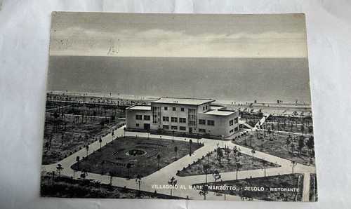 Cartolina villaggio mare - al,