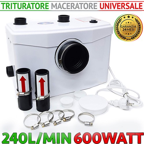 Trituratore maceratore - trituratore, wc