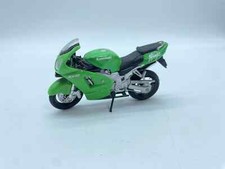 MODELLINO MOTO KAWASAKI NINJA ZX 12 VERDE - EDICOLA - SCALA 1:18