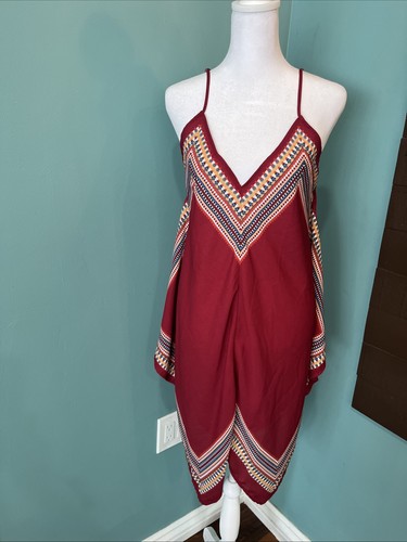Meraki size burgundy boho - size,