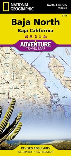Baja california north map - baja,