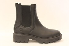 TIMBERLAND TBOA5ND7 015 CORTINA VALLEY scarpa beatles donna in pelle nera