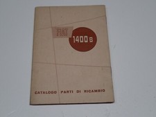 FIAT 1400 B CATALOGO PARTI DI RICAMBIO 1956