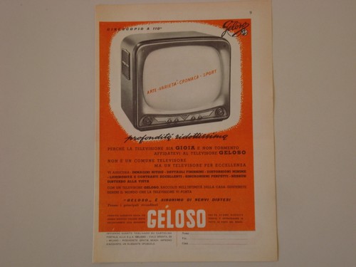 Advertising pubblicità 1959 - pubblicità,