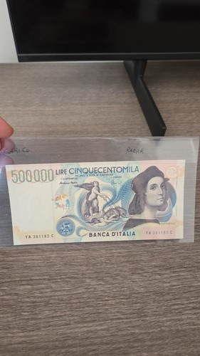 500000 lire raffaello - lire,