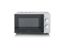SEVERIN MW 9184 Forno a Microonde Solo con Base in Vetro 800W 20 Litri Nero/Inox