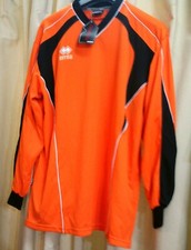 maglia calcio ERREA' CONCEPT  col. arancio-nero A190L manica lunga tg. xxl