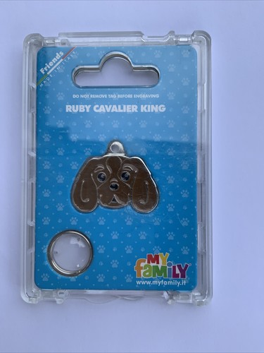 Medaglietta cane ruby cavalier - cane,