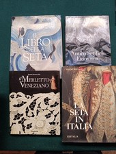 Lotto Libri Seta, Seta In Italia Antico Sedificio Fiorentino Merletto 4 Vol 