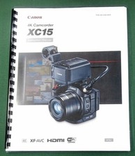 Canon XC15 Manuale Istruzioni