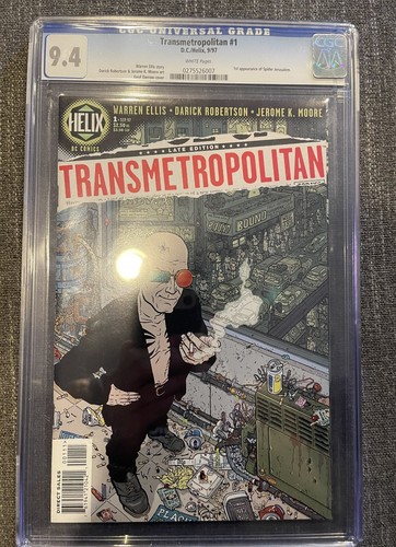 Transmetropolitan 1997 cgc - transmetropolitan,