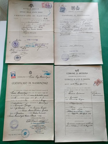 Quattro certificati anni - quattro,