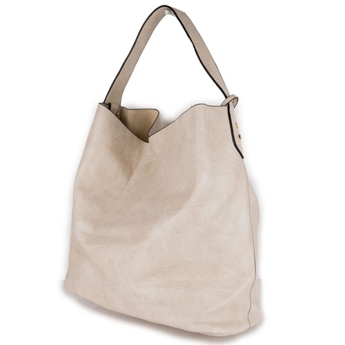 Borsa donna beige grande