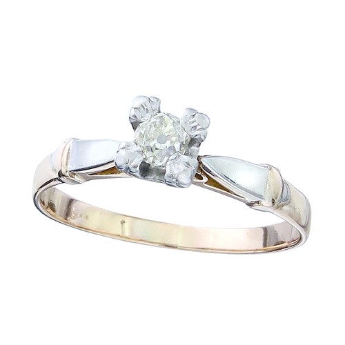Anello solitario diamanti
