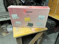 PARKER FORNELLO 3 TRE FUOCHI A GAS METANO GRIGLIA SMALTATA DA CAMPEGGIO