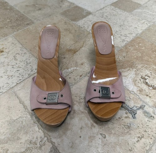 Zoccoli mules chanel effetto - zoccoli,