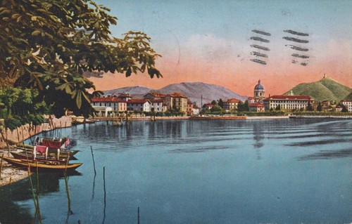 Cartolina lago como - como,