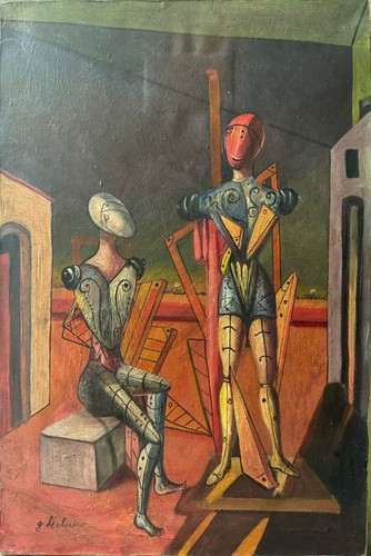 Giorgio chirico olio tela - giorgio,